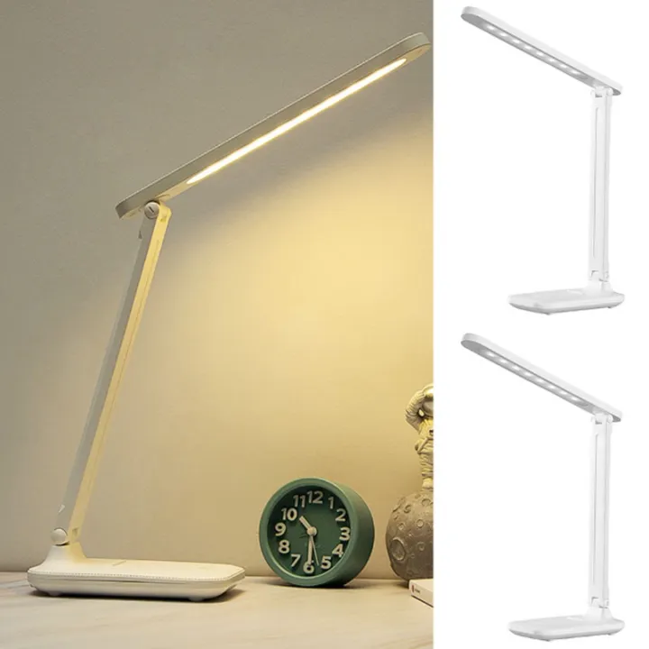 LED Desk Lamp USB Stepless Dimming Portable Rechargeable Folding