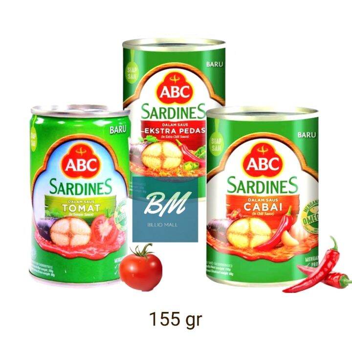 Sarden Abc Gr Abc Sarden Gr Extra Pedas Tomat Saus Cabai