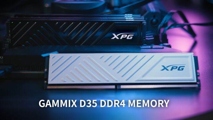 ADATA XPG Gaming DRAM GAMMIX D35 DDR4 3600MHz 8GB 16GB Black White