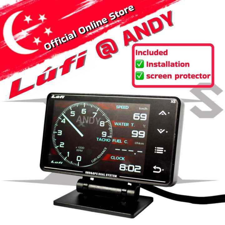 Lufi XS International Full English Version OBD OBD2 Display Gauges Full