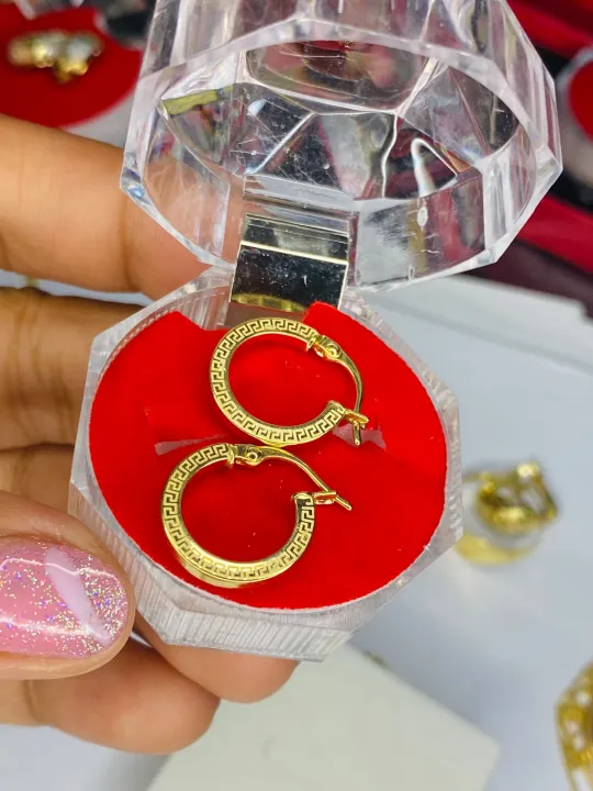 Pawnable Gold Hoop Earrings K Lazada Ph