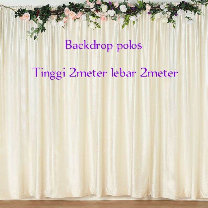 Backdrop Background Polos Tinggi Meter Lebar Meter Kain Filamin