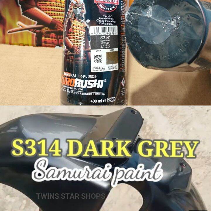 Pilok Pilox Cat Samurai Dark Grey S Abu Abu Tua Gelap Glossy