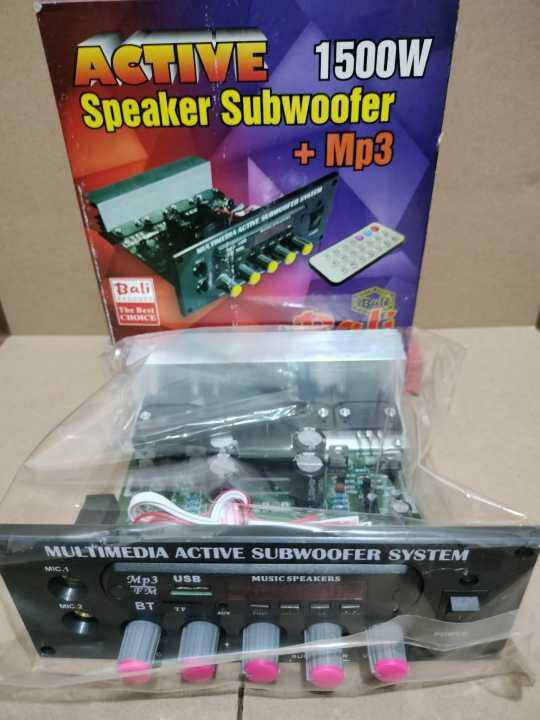 Kit Power Amplifier Speaker Aktif Mp Bluetooth Lazada Indonesia