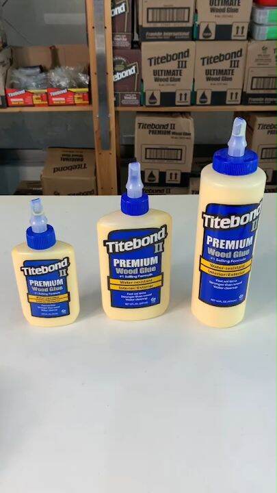 กาวไม Titebond 4 oz 8 oz 16 oz PREMIUM Il Wood Glue สนำเงน กาว