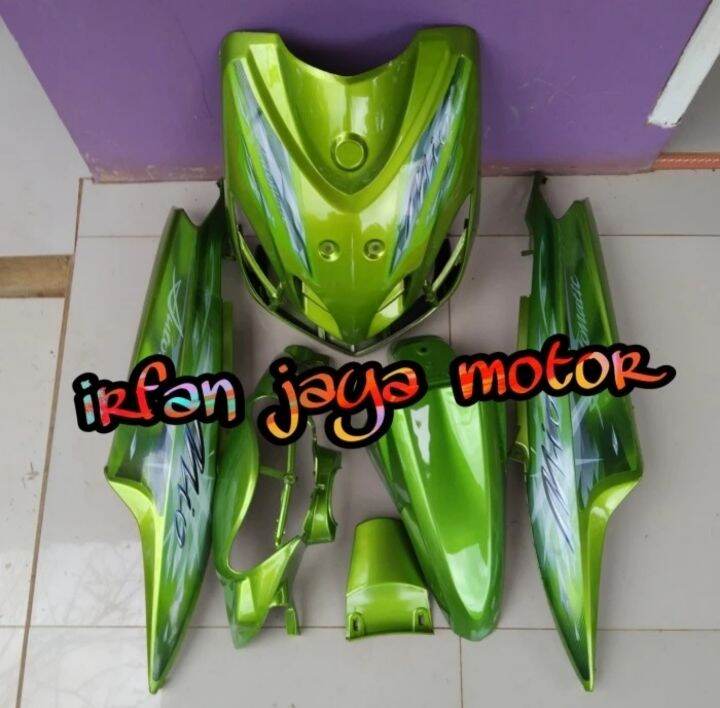 Full Bodi Halus Cover Body Full Halus Yamaha Mio Smile Hijau Lazada