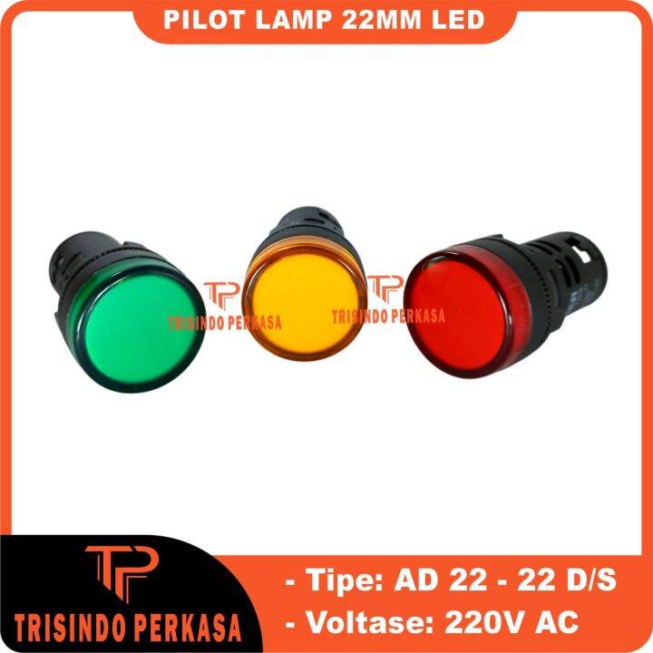 Pilot Lamp Led Datar Mm Lampu Panel Led V Lazada Indonesia