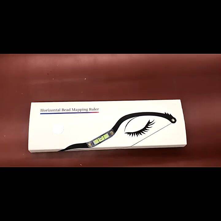 Semi Permanent Eyebrow Positioning Metal String Mark Ruler Microblading