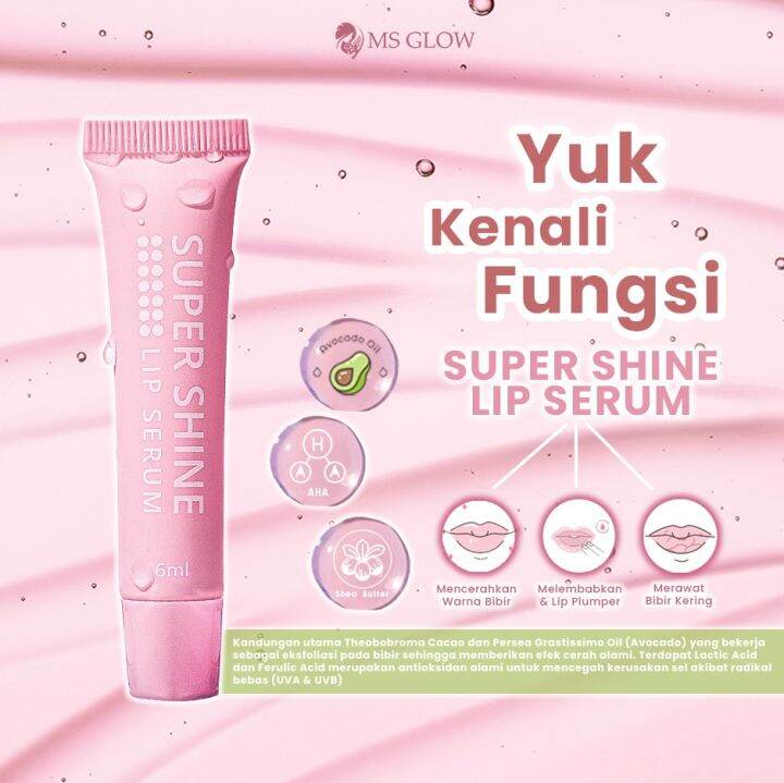 Ms Glow Super Shine Lip Serum Lazada Indonesia