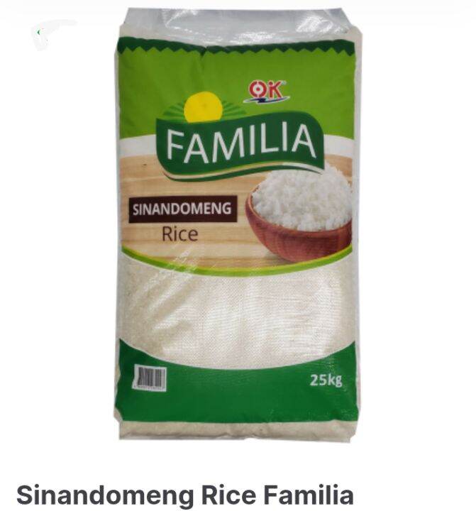 Familia Sinandomeng Rice 25kg Lazada PH