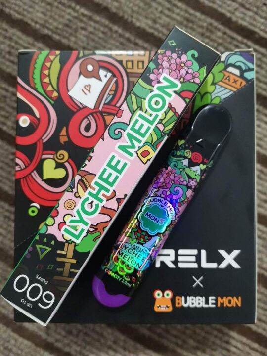 RELX BUBBLE MON DISPOSABLE POD With Lights 600puffs Limited Edition