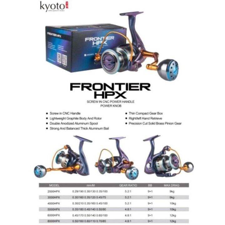 REEL KYOTO FRONTIER 2000 3000 4000 5000 6000 8000 POWER HANDLE KUAT