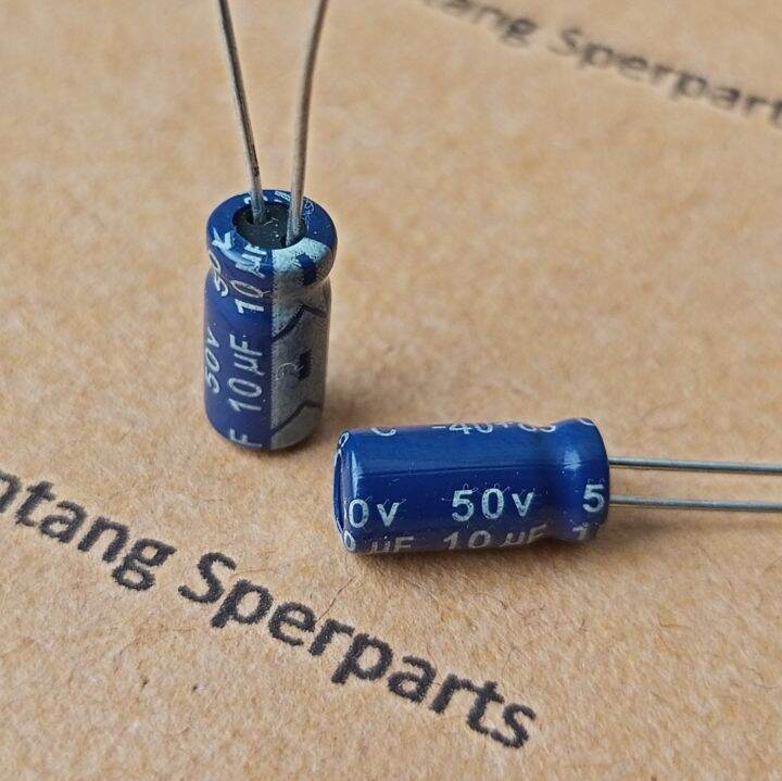 Buah Kapasitor Elco Uf V Capacitor Elco Uf V Lazada