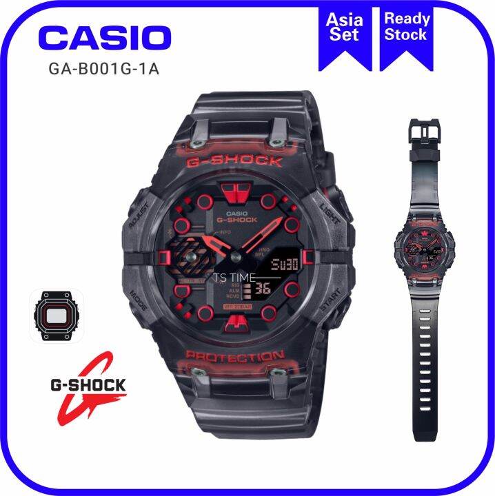 G SHOCK GA B001 Carbon Core Guard With Bluetooth And Integrated Bezel