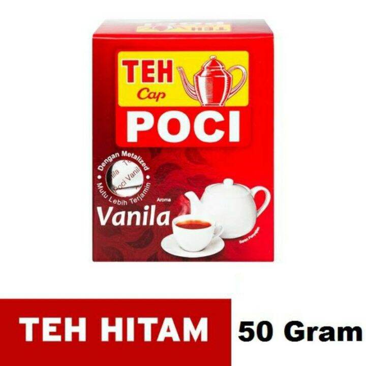 Teh BUBUK Poci Vanila TEH CAP POCI BUBUK VANILLA 50gr Teh Celup Cap