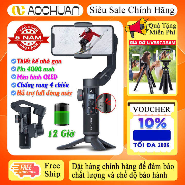 Tay cầm chống rung Gimbal Smat XR AOCHUAN Gimbal Chống Rung Cho Điện