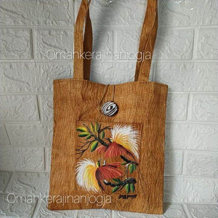 Tas Kulit Kayu Khas Papua Tas Papua Lazada Indonesia