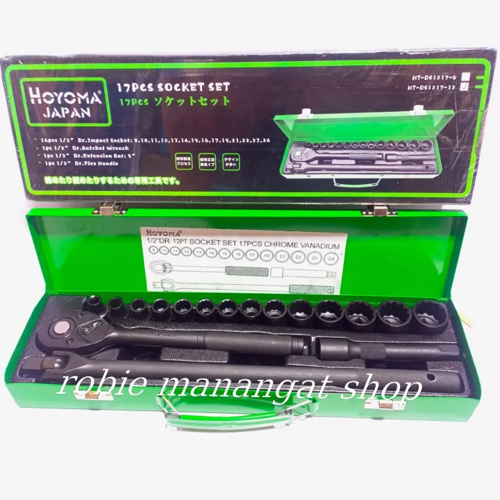 Hoyoma Pcs Socket Wrench Set Original Japan Quality Lazada Ph