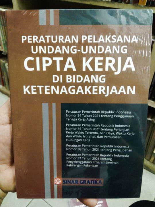 Peraturan Pelaksanaan Undang Undang Cipta Kerja Di Bidang