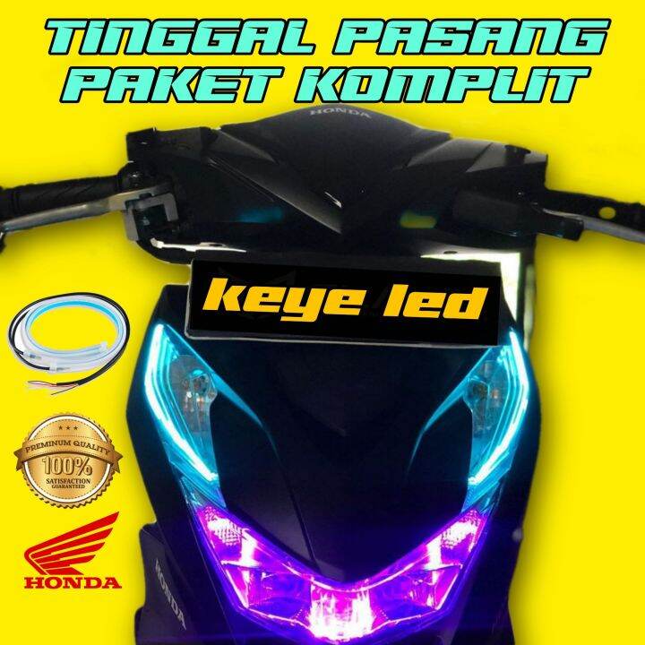 Lampu Alis Running Beat Deluxe Bonus Demon Drl Flexible Lazada Indonesia