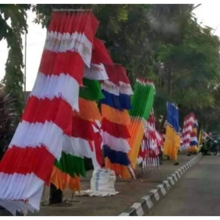 Bendera Umbul Umbul 8 Mata Merah Putih Lazada Indonesia