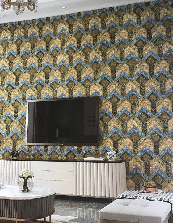 Wallpaper Dinding Vinyl Premium Timbul Dan Tebal Ukuran 10 Meter X 53