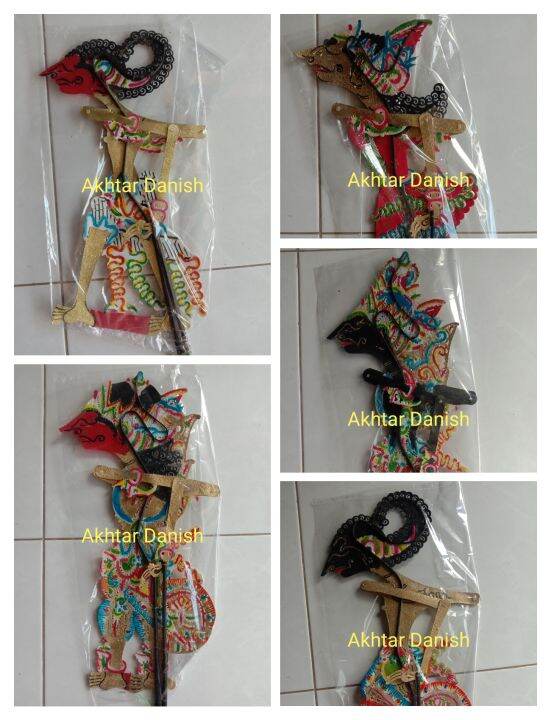 Wayang Kulit Wisanggeni Arjuna Krisna Karna Srikandi Bahan Asli Kulit