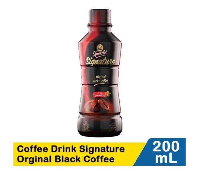 Kapal Api Signature Original Black Coffee Pet 200 Ml Lazada Indonesia