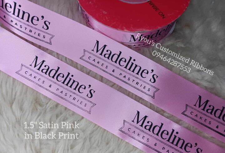 Customize Satin Ribbons 50 Yards Per Roll Lazada PH