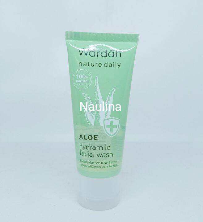 Wardah Nature Daily Aloe Hydramild Facial Wash Sabun Muka Wardah