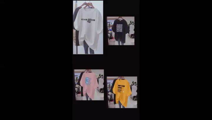 Cod Kaos T Shirt Oversize Wanita Kaos Distro Wanita Kaos Streetwear