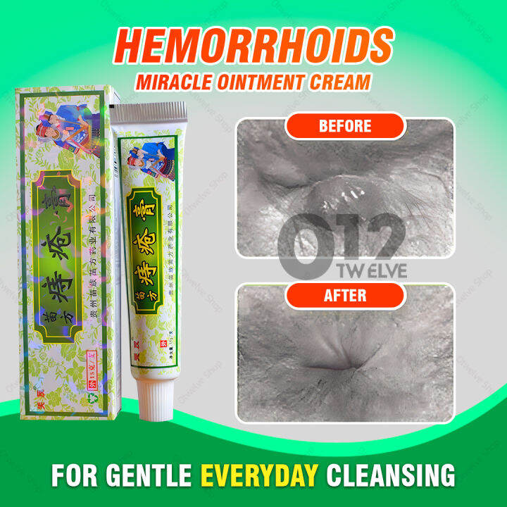 Hemorrhoids Miracle Original Ointment Cream For Almoranas Treatment And