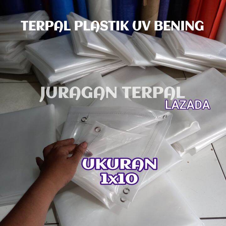 Terpal Plastik Bening Transparan Ukuran 1x10 Lazada Indonesia