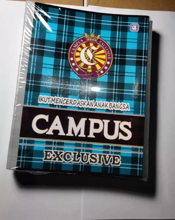 Buku Tulis Campus Exclusive 58 Lembar 1 Pack Isi 10 Pcs Lazada