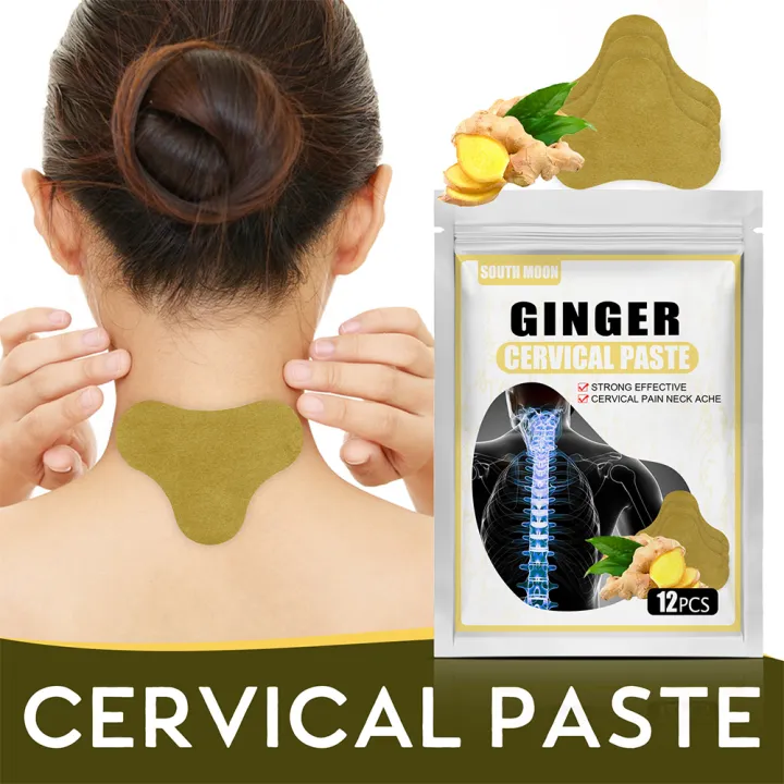 12PCS Ginger Cervical Vertebra Paste Shoulder And Neck Self Heating