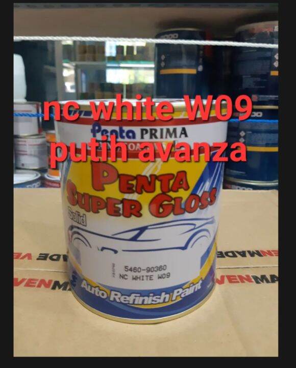 CAT PENTA SUPER GLOSS NC WHITE W09 PUTIH AVANZA XENIA 1 KG Lazada