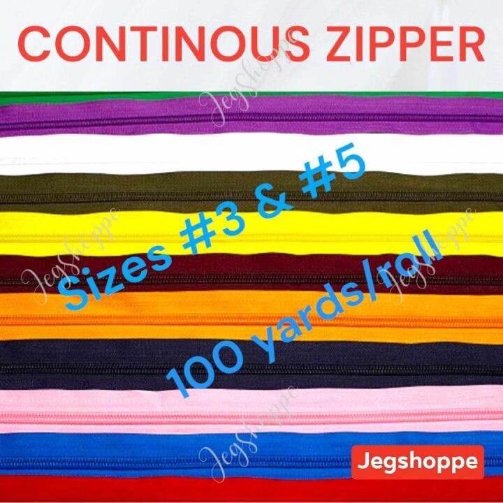 Continous Zipper Yards Per Roll Lazada Ph