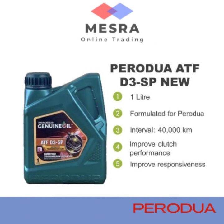 Perodua Atf D Sp New L Auto Transmission Fluid Gear Oil Minyak