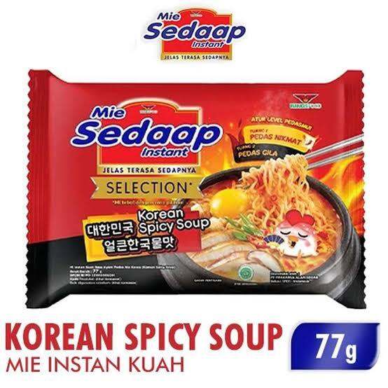 Mie Sedaap Mie Instant Kuah Rasa Korean Spicy Soup Lazada Indonesia