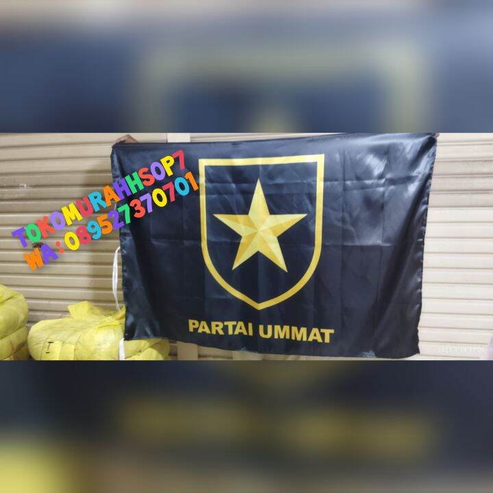 BENDERA PARTAI UMMAT UKURAN 150 X 100 BAHAN SATIN Lazada Indonesia