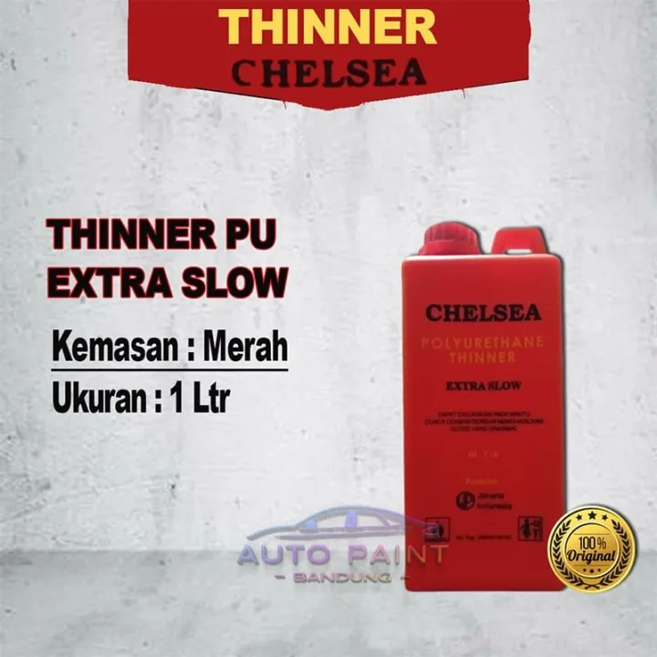 TINER TINNER THINNER PU CHELSIA EXTRA SLOW 1 LITER PENGENCER CAT PU