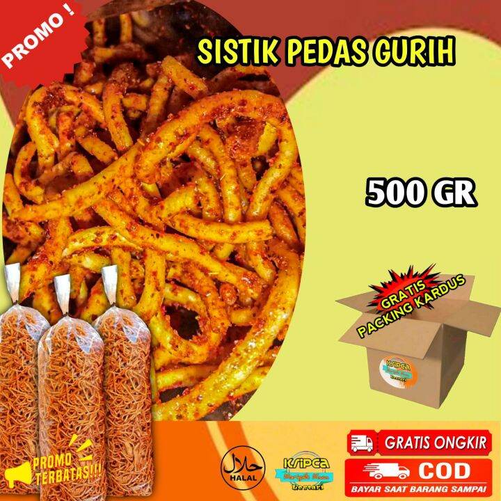 Sistik Bawang Pedas Gurih Asin Dan Original Isi Gr Lazada Indonesia