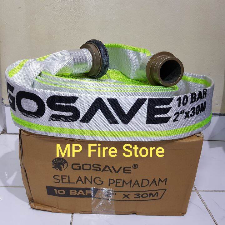 2 Inch X 30 Mtr Selang Pemadam Kanvas Fire Hose GOSAVE 10 Bar Lazada