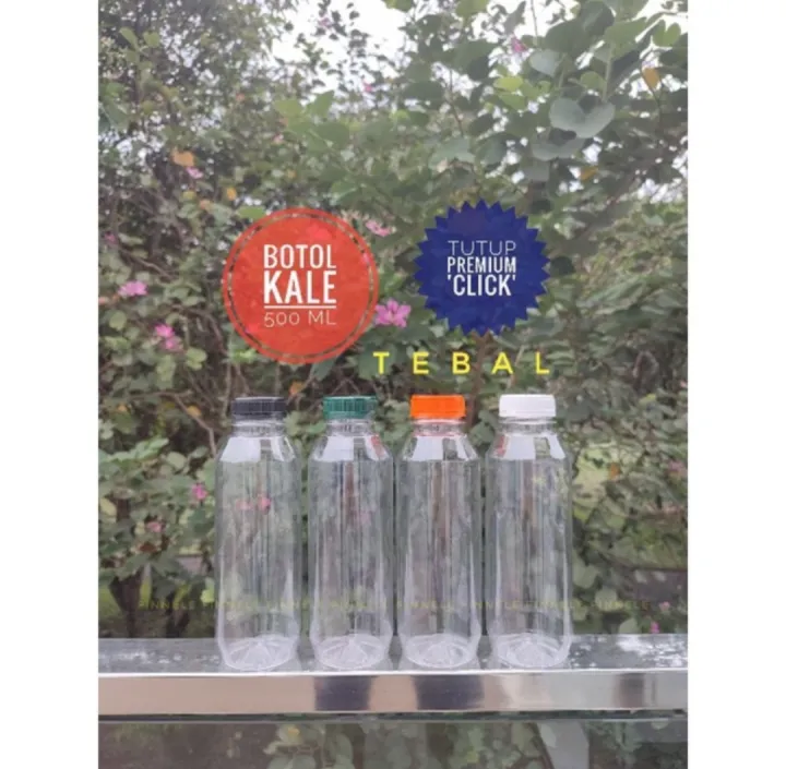 Botol Kale Bulat Ml Pcs Botol Plastik Bening Botol Jus Botol Jamu