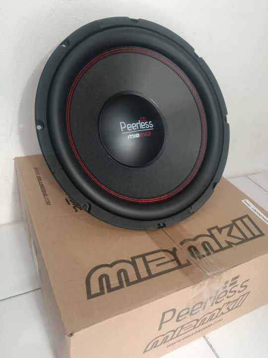 Subwoofer Peerless M12MKII 12inch Double Coil Lazada Indonesia