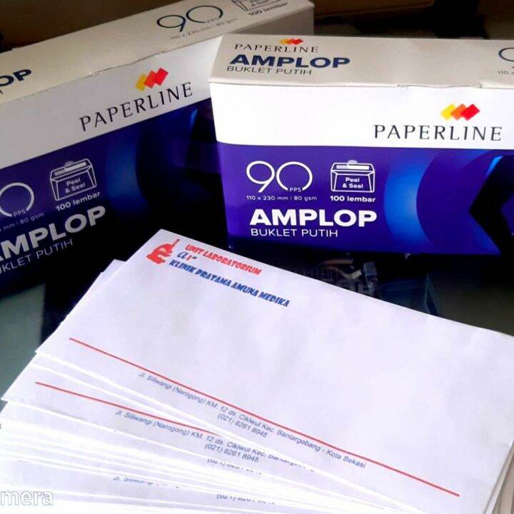 Cetak Amplop Perusahaan 90pps 1pak 100pcs Lazada Indonesia