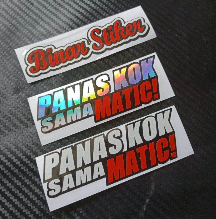 Stiker Cutting Panas Kok Sama Matic Lazada Indonesia