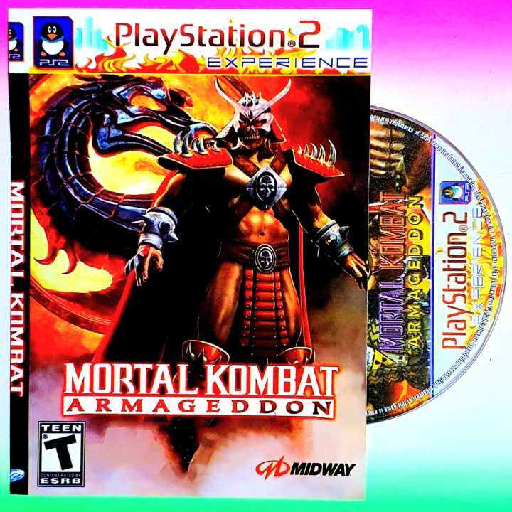 KASET GAME PS2 PLAYSTATION 2 MORTAL KOMBAT KASET GAME PS 2 PERANG KASET