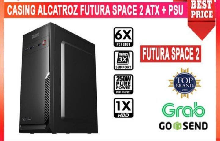 CASING PC ALCATROZ POWER LOGIC FUTURA SPACE 2 MICRO ATX PSU Lazada