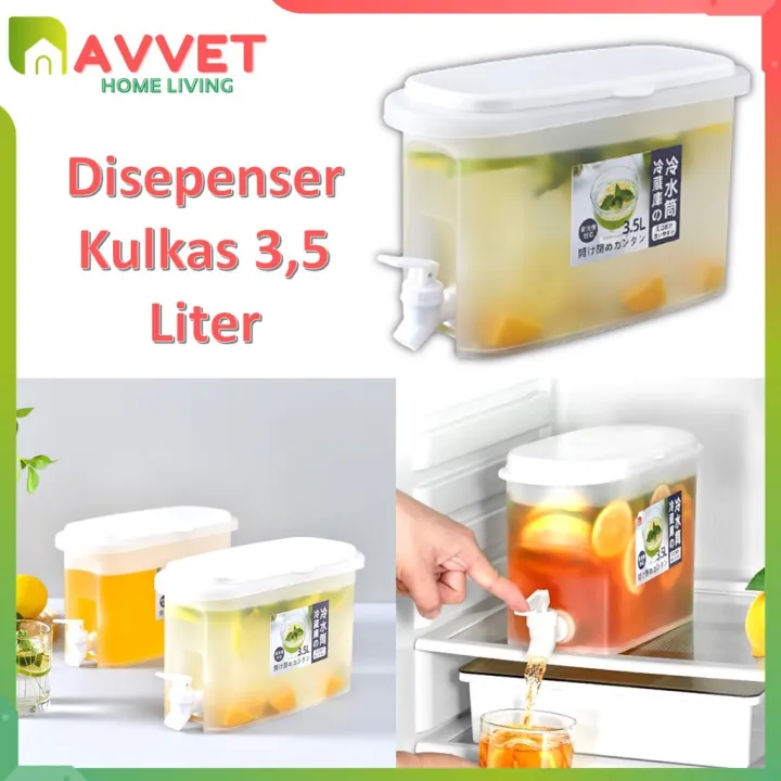 AVVET Dispenser Kulkas Mini 3 5 Liter Galon Air Kecil Ketel Minuman